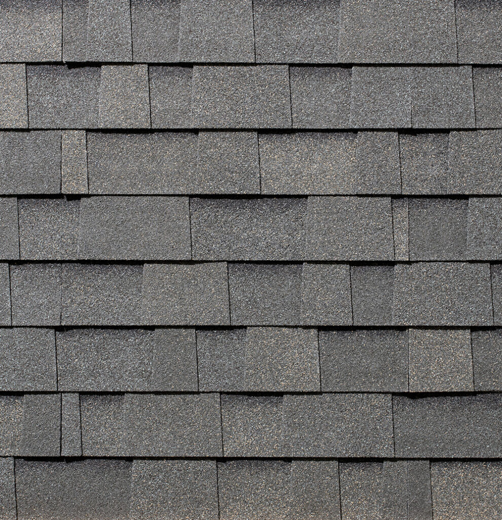 Malarkey Roofing Products Weathered Wood shingle color swatch, architectural.